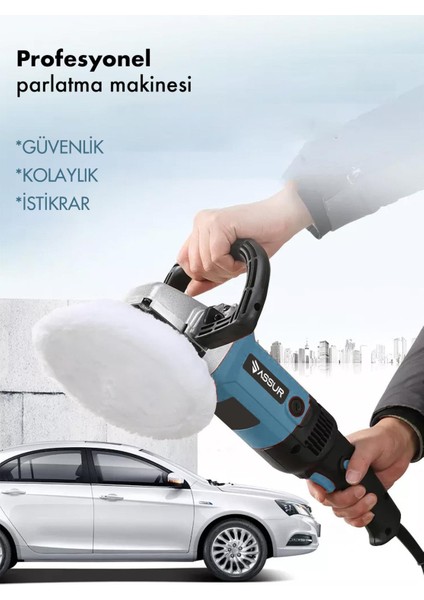 1200W Polisaj Makinesi Devir Ayarlı 6 Kademeli 180mm Pasta Cila fiyatları