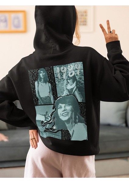 1989 Taylor's Version Yazılı Oversize Şarkıcı Taylor Swift Hoodie