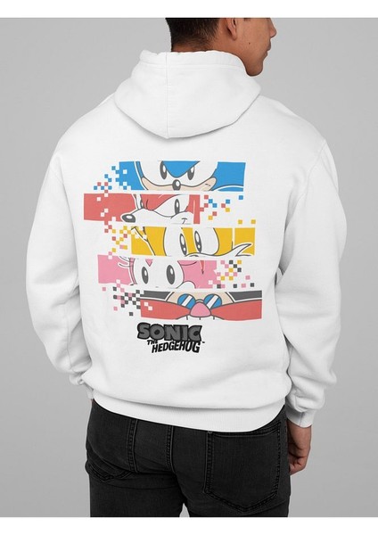 Sonic The Hedgehog Baskılı Oversize Çizgi Film Hoodie indirimleri