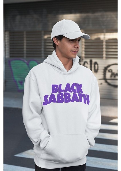 Black Sabbath Kurukafa Baskılı Oversize Müzik Grubu Rock Metal Hoodie fiyatları