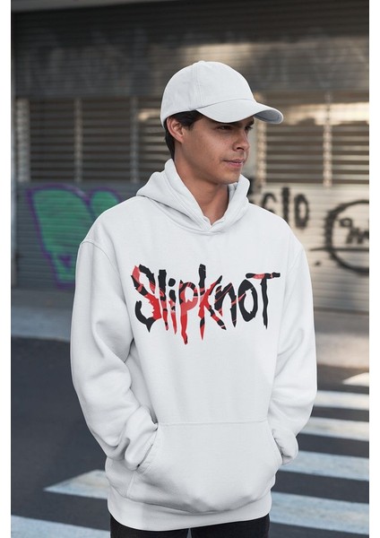 Slipknot Maggot Yazılı Oversize Müzik Grubu Rock Metal Hoodie fiyatları