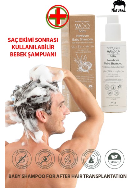 Bitkisel İçerikli Şampuan 200 ml
