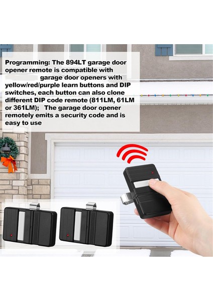 2 Adet 9 Veya 12 Dip Switch Garaj Uzaktan Kumandası (Yurt Dışından) fiyatları