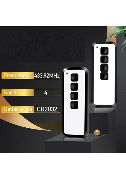Novotron 5245221 Adet Garaj Kapısı Uzaktan Kumandası (Yurt Dışından)