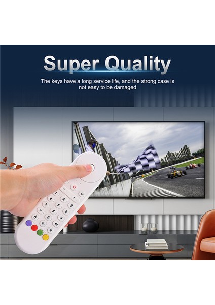 A04 Akıllı Ses Uzaktan Kumandalı Air Mouse 2.4g Mini Kablosuz Klavye (Yurt Dışından)