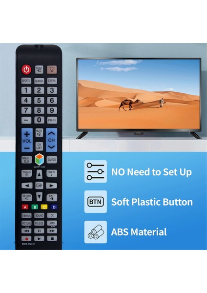 BN59-01223A Uzaktan Kumanda Tv UN32J5500AFXZA Için Değiştirildi (Yurt Dışından)