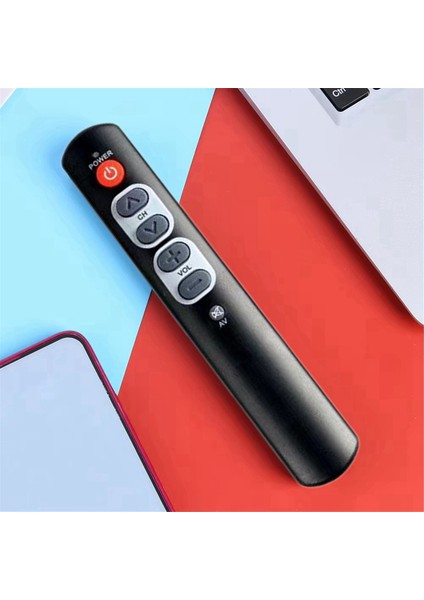 Akıllı Öğrenme Uzaktan Kumandası 6 Büyük Düğme Tv Set Üstü Kutu DVD Için (Yurt Dışından)