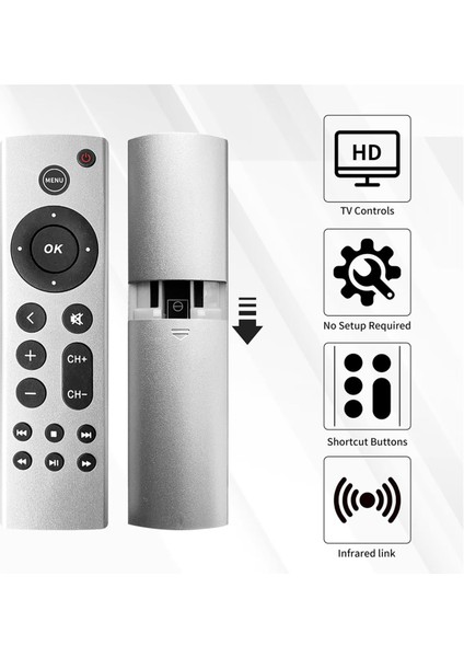 Tv 4K Tv Kutusu 2. ve 3. Nesil Için Evrensel Uzaktan Kumanda (Yurt Dışından)