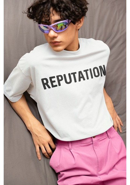 Taylor Swift Reputation Albüm Baskılı Unisex Oversize Şarkıcı Tişört