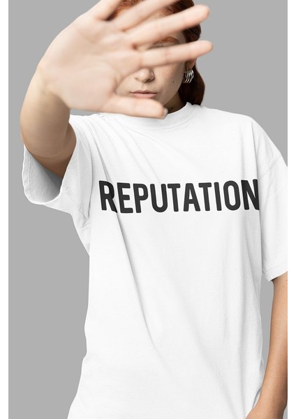 Taylor Swift Reputation Albüm Baskılı Unisex Oversize Şarkıcı Tişört