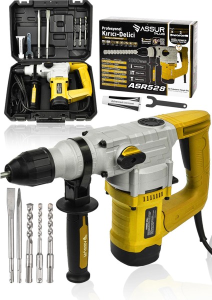 1050W Profesyonel 28mm Kırıcı Delici Hilti Darbeli Matkap