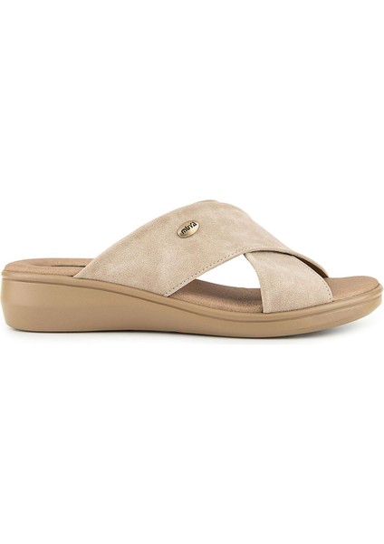 Coller Anatomik Taban Jel Destekli Dört Mevsim Kadın Terlik