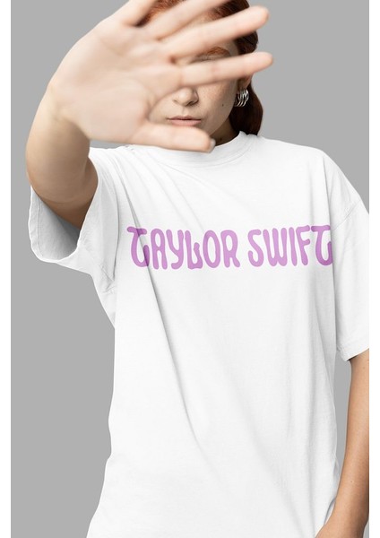 1989 Taylor Swift Baskılı Unisex Oversize Şarkıcı Tişört fırsatları