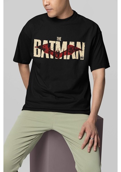 The Batman Baskılı Unisex Oversize Dc Karakter Tişört fiyatları
