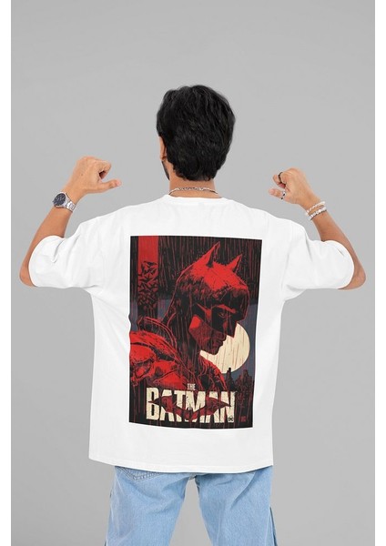 The Batman Baskılı Unisex Oversize Dc Karakter Tişört indirimleri