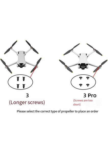 Mini 3 Pro Drone Hafif Kanatlı Fanlar Için 2 Çift Yedek Pervane (Yurt Dışından) fiyatları