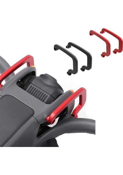 Avata 2 Üst Koruyucu Çubuklar Için Gimbal Lens Tamponu Kırmızı (Yurt Dışından)