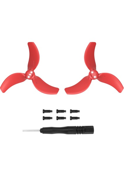 Avata 2 Pervane 3032S Kanatları Için 1 Çift Pervane Kanatları Kırmızı (Yurt Dışından)