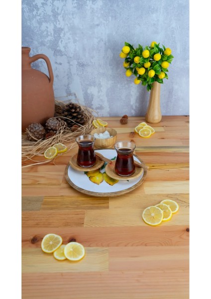 Kangura Dikdörtgen Tepsi Limon Büyük