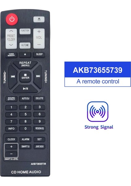 Ev Ses Sistemi Stereo Mini Hi-Fi Sistemi Için Uzaktan Kumanda AKB73655739 (Yurt Dışından)