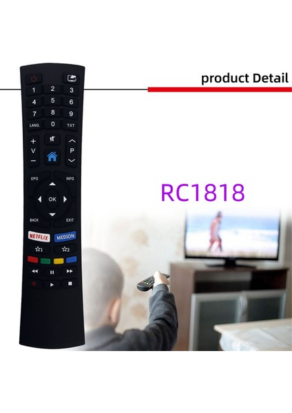 RC1818 RC1823 RC1822 MD31420 Için Uzaktan Kumanda (Yurt Dışından)