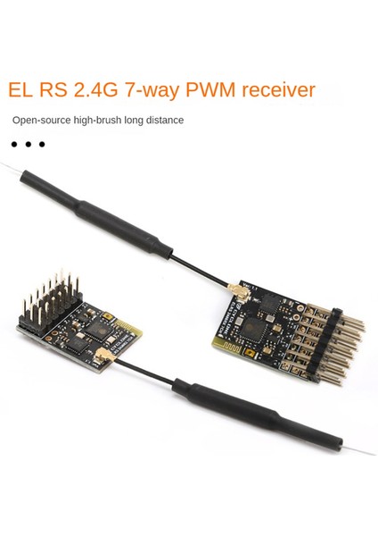 Elrs 2.4g 7ch Pwm Alıcısı Rc Fpv Drone Wing Quadcopter Için Kavisli (Yurt Dışından)