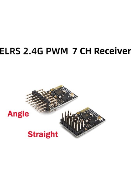 Elrs 2.4g 7ch Pwm Alıcısı Rc Fpv Drone Wing Quadcopter Için Kavisli (Yurt Dışından)