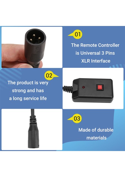 Ac 90-240V Taşınabilir 3 Pinli Kablosuz Uzaktan Alıcı Duman B Için (Yurt Dışından) fırsatları