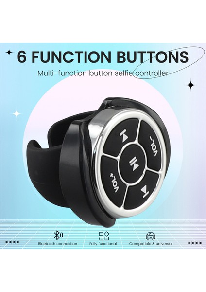 Bluetooth Uzaktan Kumanda Araba Bisiklet Medya Düğmesi Mp3 Müzik Çalar (Yurt Dışından) fırsatları