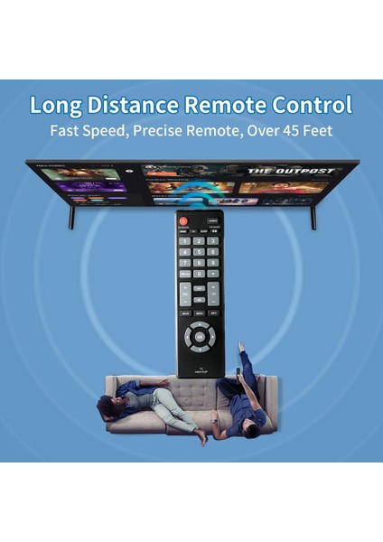 LCD LED Hdtv Için Evrensel Tv Uzaktan Kumandası (Yurt Dışından)