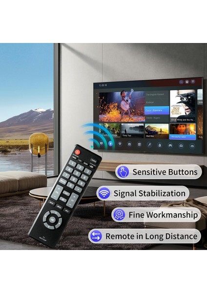 LCD LED Hdtv Için Evrensel Tv Uzaktan Kumandası (Yurt Dışından)