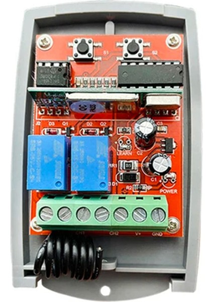 Evrensel Garaj Kapısı Uzaktan Kumanda Alıcısı 433MHZ 12V-24V (Yurt Dışından)