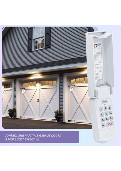 -R Kablosuz Garaj Kapısı Açma Tuş Takımı Genie ile Uyumlu (Yurt Dışından) indirimleri