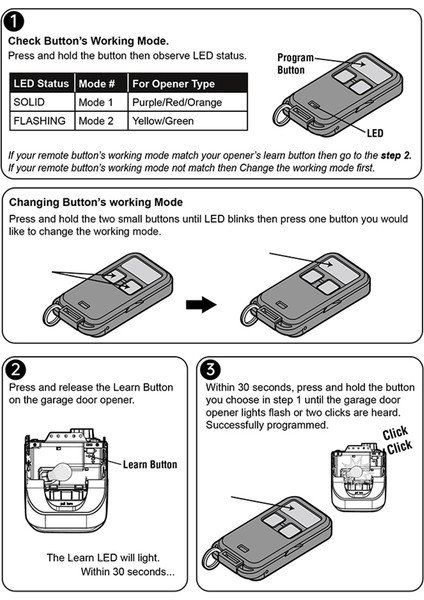 890MAX Garaj Kapısı Açma Uzaktan Kumandası (Yurt Dışından) modelleri
