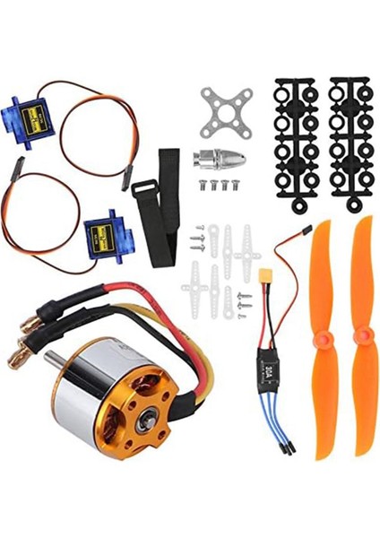 2212 1400KV MOTOR+8060 PERVANE+SG90 SERVO+30A Esc Rc Quadcopter Için (Yurt Dışından)