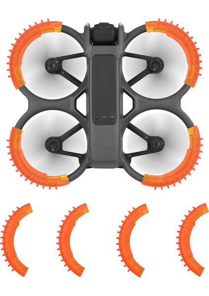 Pervane Koruma Koruyucu -Avata 2,drone Çarpışma Önleyici Turuncu (Yurt Dışından) fiyatları