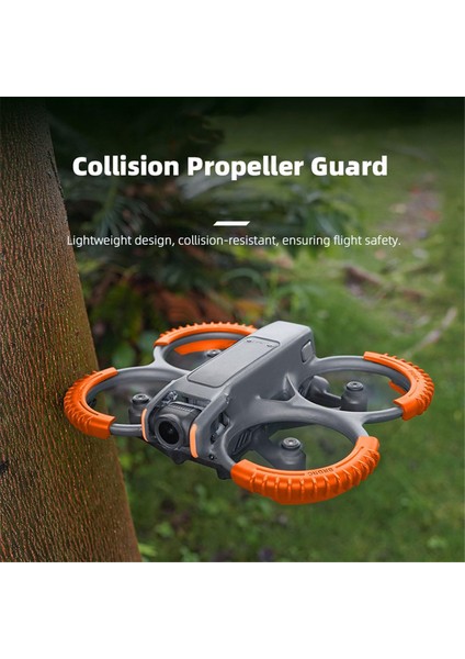 Pervane Koruma Koruyucu -Avata 2,drone Çarpışma Önleyici Turuncu (Yurt Dışından) fırsatları