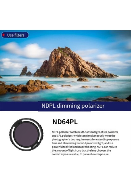 ND64PL Lens Filtresi Avata 2 Drone Su Geçirmez (Yurt Dışından)