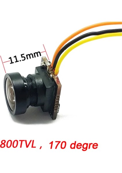 5.8g Cmos 800TVL Mini Fpv Kamera Rc Fpv Yarış Drone'u Için Ayarlanabilir (Yurt Dışından)