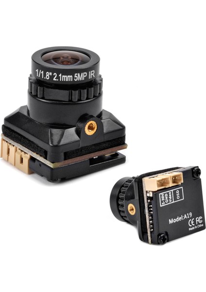 Fpv Kamera Hd 1500TVL 2.1mm Geniş Açı Fpv Rc Yarışı Için Siyah (Yurt Dışından)
