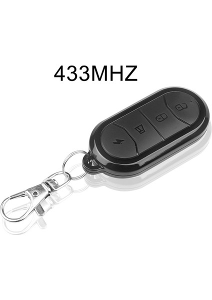 433MHZ Garaj Kapısı Kapı Uzaktan Kumandası Anahtarlık 4 Düğmeli Yedek Anahtar (Yurt Dışından)