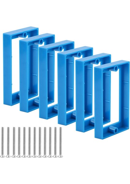 6 Adet 12 Inç Tek Çeteli Priz Çıkış Kutusu Genişleticileri (Yurt Dışından)