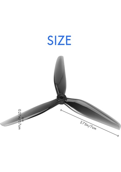7X4X3 7040 3-Blade Pc Pervane Için 4 Çift Rc Fpv Dıy Parçaları (Yurt Dışından)