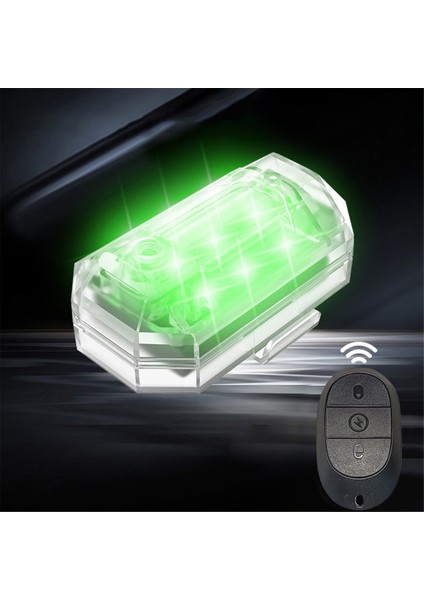 4 Adet Uçak Strobe Lambası Mikro-Usb Şarj M3 Dönüş Sinyali Göstergesi (Yurt Dışından)