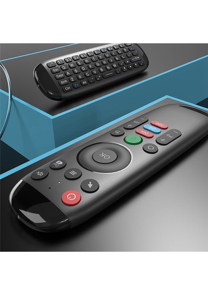Android Dizüstü Tv Kutusu Için Arka Aydınlatmalı M6 Sesli Uzaktan Kumanda (Yurt Dışından)