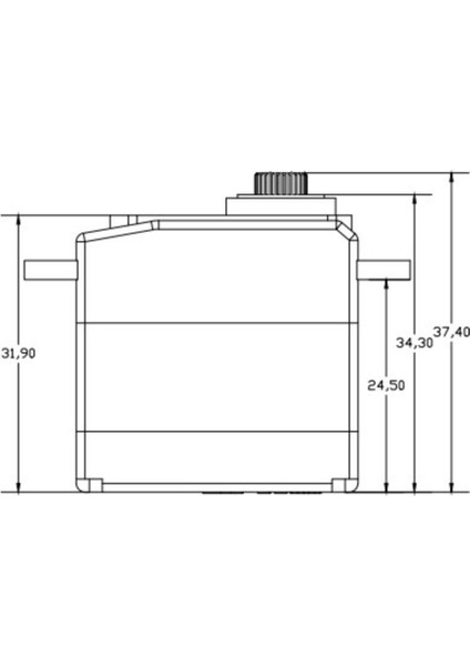 DS339MG Servo Drone Servo Motor Motor Servo Metal Dişli Servo (Yurt Dışından)