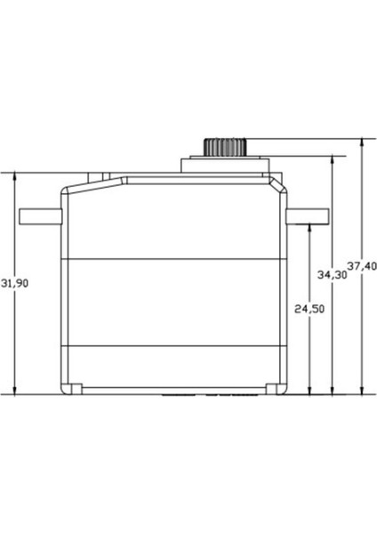 DS319MG Servo Metal Dişli Servo Motor Motor Servo (Yurt Dışından)
