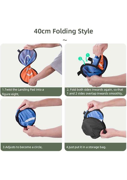 Mini 3 / 3 Pro / 2 Se / Se / 2 Parça Için Katlanabilir Iniş Pedleri 40CM (Yurt Dışından)