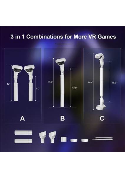 Beat Saber Handles Kontrol Ünitesi Lightsaber Rgb Işık Için (Yurt Dışından)