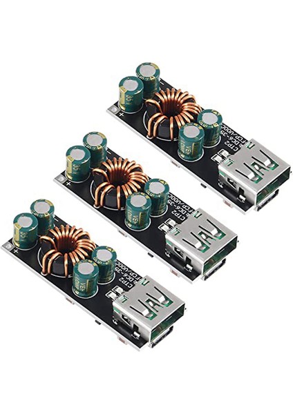 3 Adet 60W 6-35V Dc - USB Tip C 12V 24V Adım Aşağı Güç Modülü (Yurt Dışından)